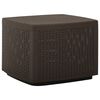 vidaXL Garden Table | Mocha | Plastic | Medium | Lightweight | Garden Table