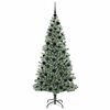 vidaXL Artificial Christmas Tree Snow Flocked with LED Light 180 cm