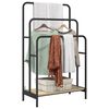 vidaXL Cloth Rack Sonoma oak 60 x 30 x 100.5 cm Engineered wood