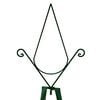 vidaXL Garden Climbing Plant Racks 2 pcs Dark Green 35x35x195 cm Iron