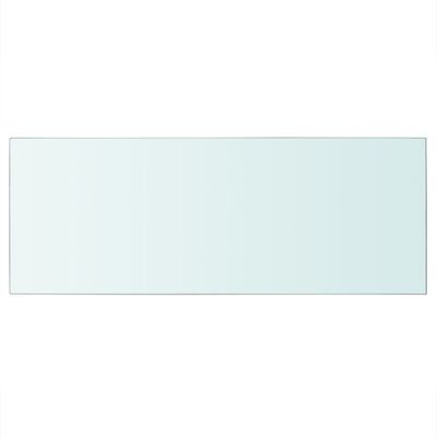 vidaXL Shelf Panel Glass Clear 60x25 cm