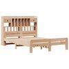 vidaXL Bookcase Bed without Mattress 160x200 cm Solid Wood Pine
