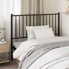 vidaXL Metal Replace Headboard Black 107 cm