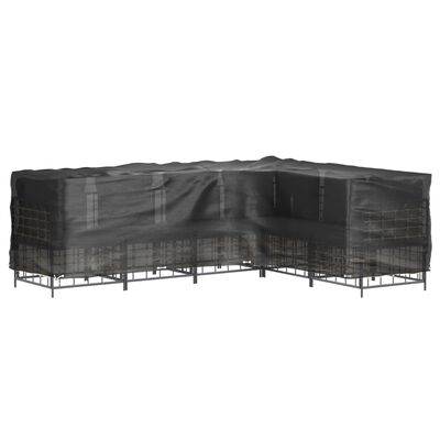 vidaXL L-Shaped Garden Furniture Covers 2 pcs 16 Eyelets 260x210x80 cm