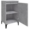 vidaXL Bedside Cabinet Concrete Grey 40x35x70 cm Engineered Wood