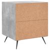 vidaXL Bedside Cabinets 2 pcs Concrete Grey 40x35x47.5 cm Engineered Wood