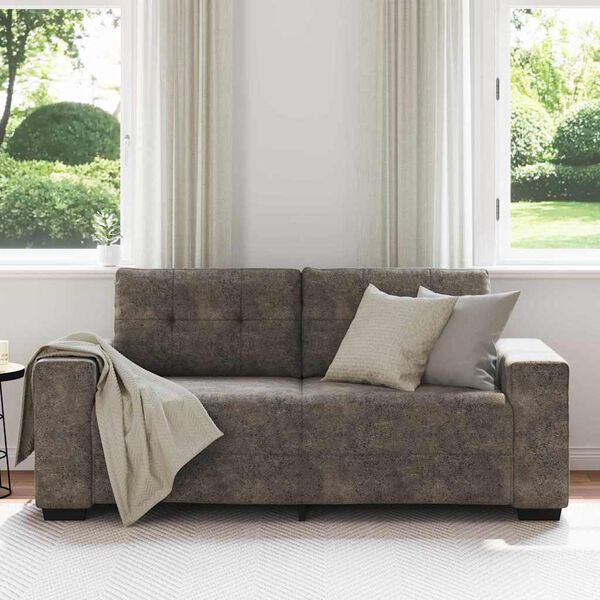 vidaXL Sofa Dark Grey 181 x 80 x 82 cm Fabric