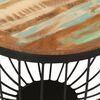 vidaXL Coffee Table &Oslash;50x35 cm Solid Wood Reclaimed and Steel
