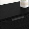 vidaXL Sideboards 2 pcs Black Oak 60 x 30 x 70 cm Engineered Wood