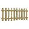 vidaXL Picket Fence 180x80 cm Impregnated Solid Wood Pine