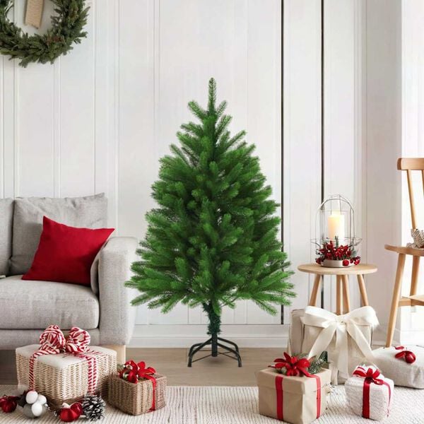 vidaXL Artificial Christmas Tree Lifelike Needles 120 cm Green