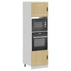 vidaXL Oven Cabinets 2 pcs Porto Sonoma Oak Engineered Wood
