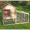 Kerbl Rodent House Freetime 140x65x100 cm Wood Glazed