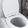 vidaXL Toilet Seat White 47 x 37.5 x 3.8 cm Duroplast