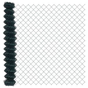 vidaXL Chain Link Fence Green 10 x 1.5 m Steel