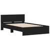 vidaXL Bed Frame without Mattress Black 120x190 cm Small Double
