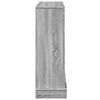 vidaXL Fireplace Surround Grey Sonoma 100x30x87.5 cm Engineered Wood