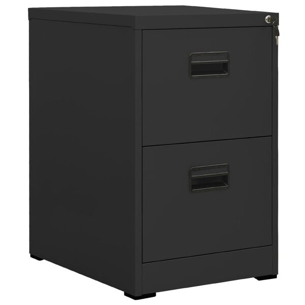 vidaXL Filing Cabinet Anthracite 46x62x72.5 cm Steel