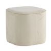 Venture Home Pouffe Piff 44x44x41 cm Velvet White