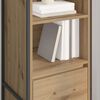 vidaXL Book Cabinet Artisian Oak 43 x 36 x 150.5 cm Engineered Wood