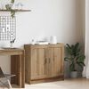 vidaXL Book Cabinet Artisan Oak 82.5x30.5x80 cm Engineered Wood