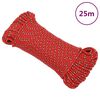 vidaXL Boat Rope Red 4 mm 25 m Polypropylene