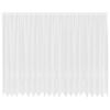 vidaXL Lace Curtain with Curtains Floral White 245 x 500 cm Polyester