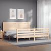 vidaXL Bed Frame without Mattress 200x200 cm Solid Wood