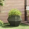 vidaXL Planter Olive Green 75 x 75 x 60 cm Steel