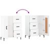 vidaXL Sideboard White 69.5x34x90 cm Engineered Wood