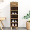 vidaXL Shoe Cabinet Brown Oak 30x35x105 cm Engineered Wood