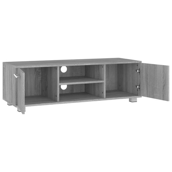 vidaXL TV Cabinet Grey Sonoma 110x40x35 cm Engineered Wood