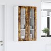 vidaXL Kitchen Wall Cabinet Wall-mounted Smoked Oak 60 x 31 x 100 cm