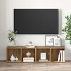 vidaXL TV Cabinet Set Wall-mounted 4 pcs Artisan Oak 37 x 35 x 37.5 cm