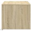 vidaXL Coffee Table with LED Lights Sonoma Oak Engineered Wood