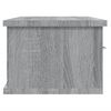 vidaXL Wall Cabinet Grey Sonoma 88x26x18.5 cm Engineered Wood