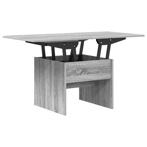 vidaXL Coffee Table Grey Sonoma 55 x 54.5 x 45 cm Engineered wood