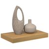 vidaXL Wall Shelf Wall-mounted Brown 40 x 23.5 x 4 cm Engineered Wood