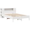 vidaXL Bookcase Bed without Mattress White 140x190 cm Solid Wood Pine