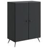 vidaXL Sideboard Black 66 x 34.5 x 90 cm Engineered Wood