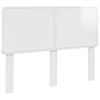 vidaXL Headboard High Gloss White Engineered wood