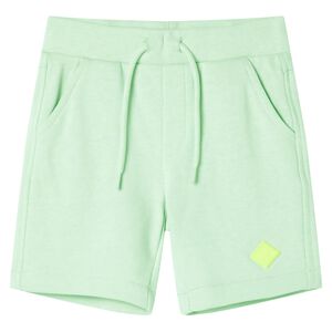 Kids' Shorts with Drawstring Bright Green 140