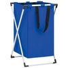 vidaXL Laundry Sorter Blue