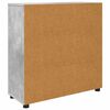 vidaXL Storage Cabinet Concrete Grey 80 x 31 x 81 cm Engineered Wood