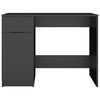 vidaXL Desk Black 100x50x75 cm Engineered Wood