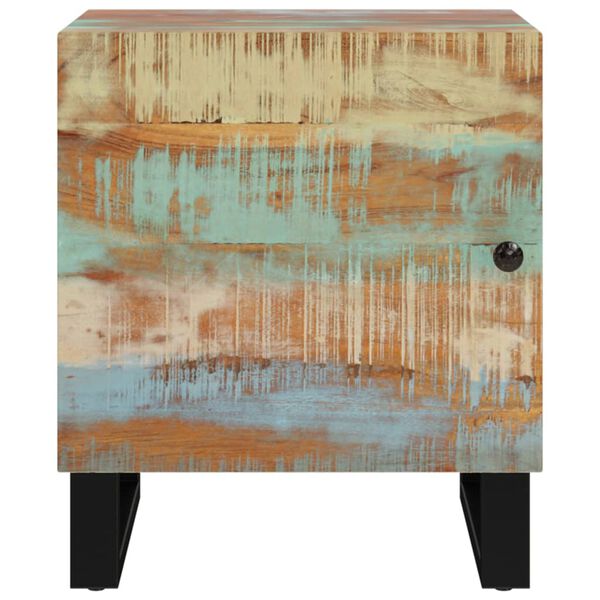vidaXL Bedside Cabinet 40x33x46 cm Solid Wood Reclaimed