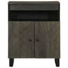 vidaXL Sideboard Black 60x33x75 cm Solid Wood Mango