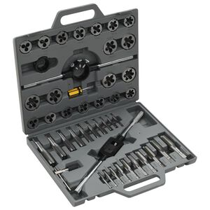 vidaXL 45 pcs Tap and Die Set