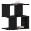 vidaXL Bedside Cabinet 2 pcs Black Oak 50 x 30 x 51,5 cm