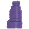 vidaXL 12 Piece Towel Set "FROGN" Purple 360 gsm